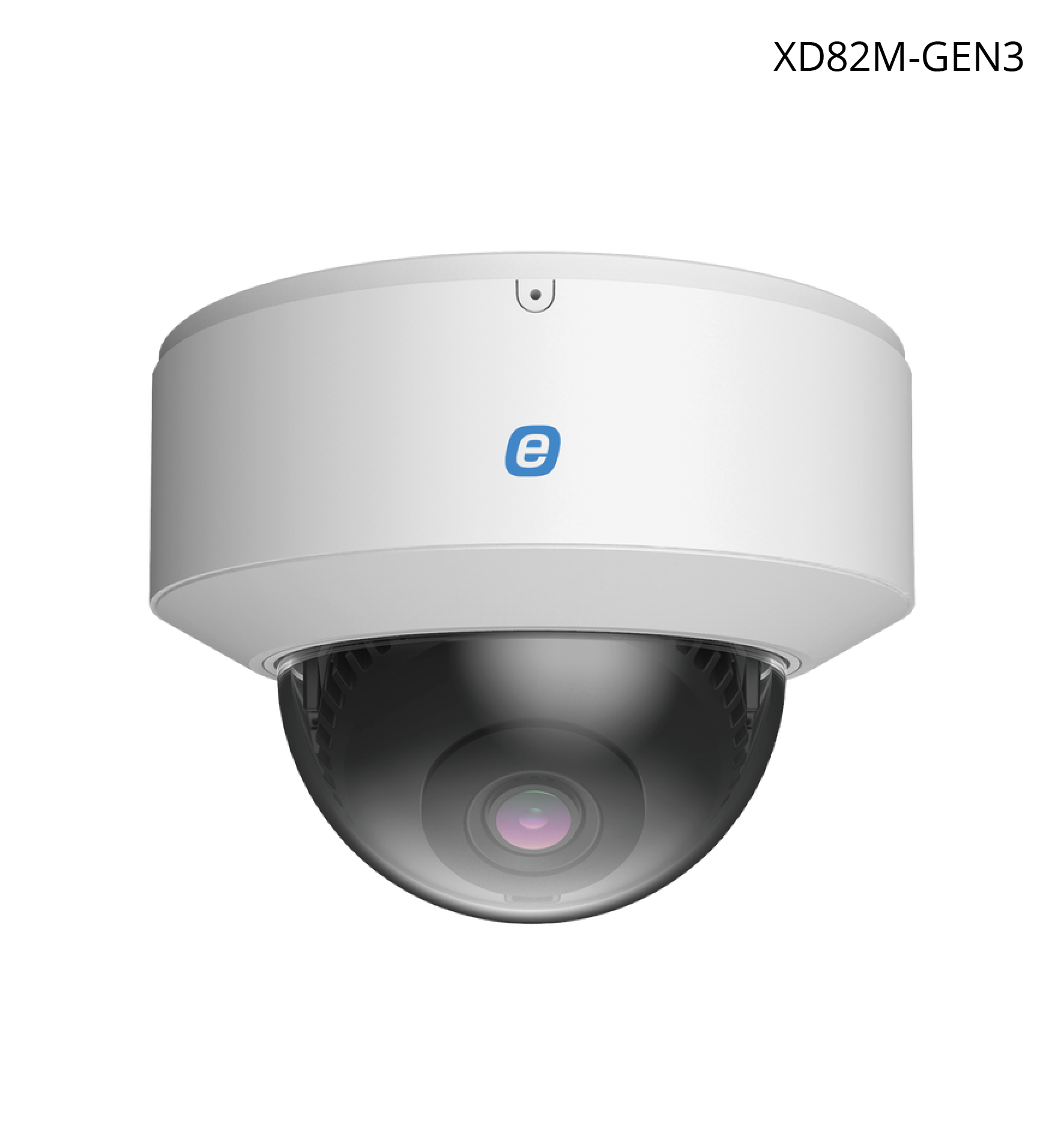 Cámara E-Series GEN3, Domo IP 8 MP, POE, 30 MTS IR, IP67, Metálica, NDAA Certificado.