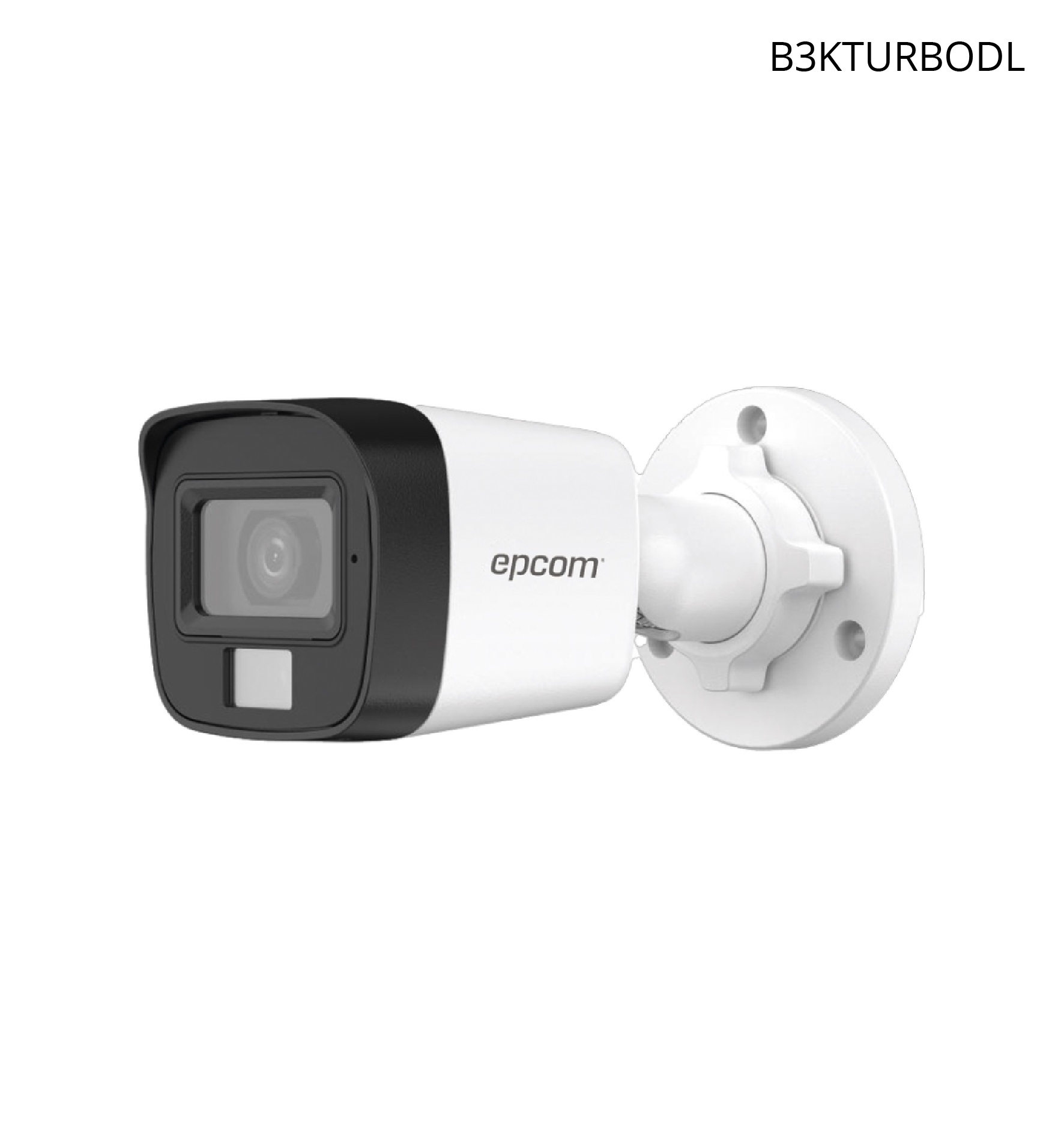 Cámara Epcom Bala 5MP 3K, TurboHD 3K, Lente 2.8 mm, Dual Light 20 MTS IR + 20 MTS, Metal, IP67.