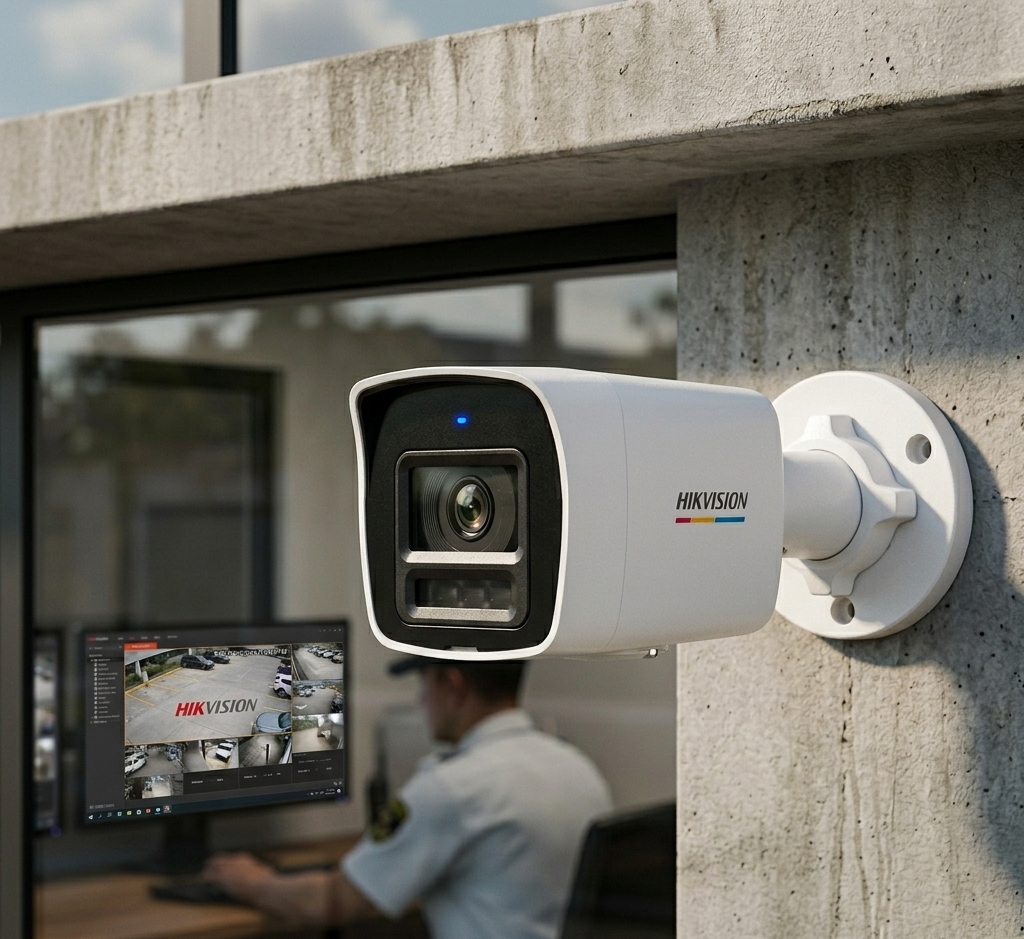 Cámara IP HIKVISION bala 4mp ColorVu 3.0 IR blanca 30 mts audio 2.80 mm IP67 | DS-2CD1047G3-LIU