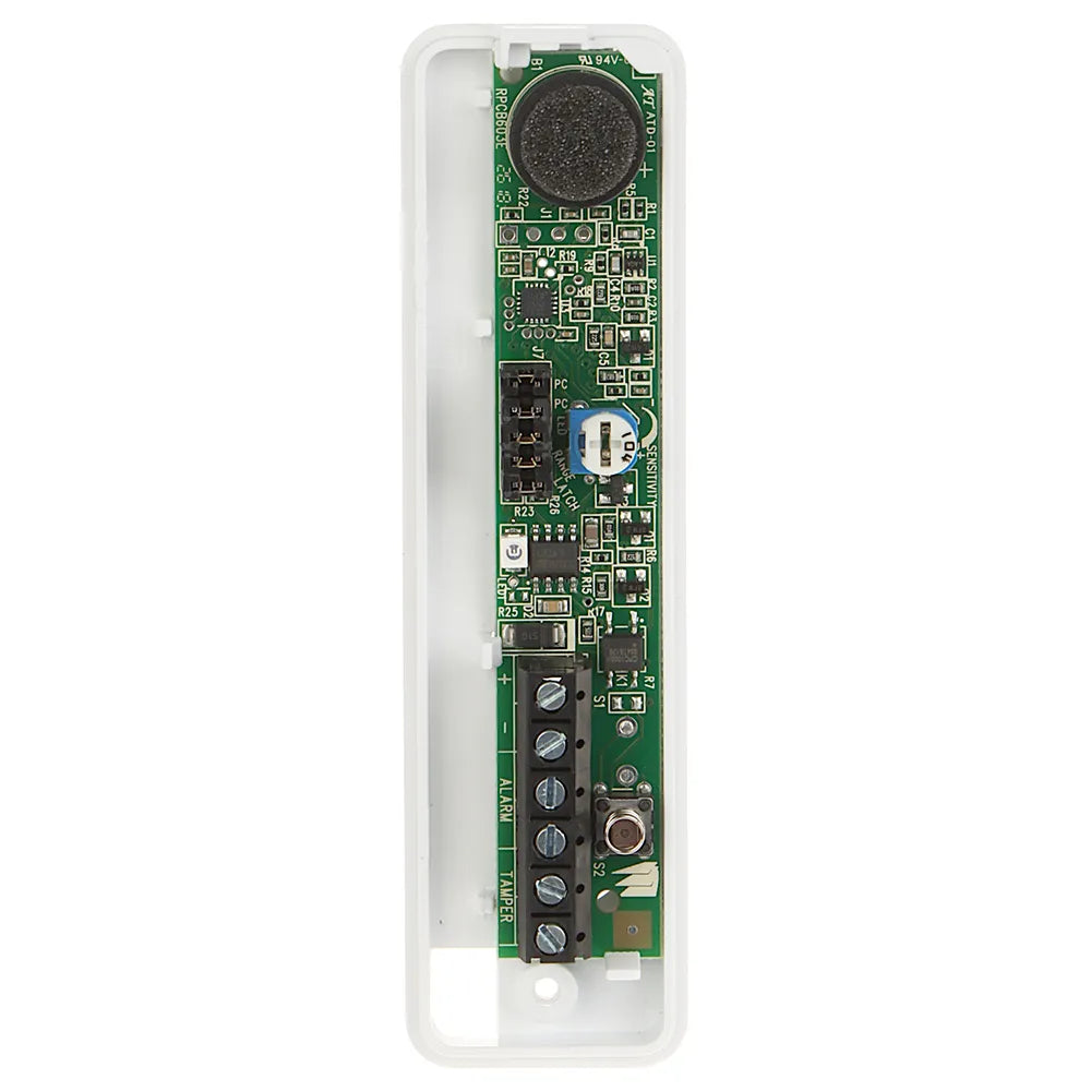 Detector de impacto HIKVISION cableado interior LED indicador NC, rango de 1 m a 2.5 m, 12 V | DS-PDSK-P(B)