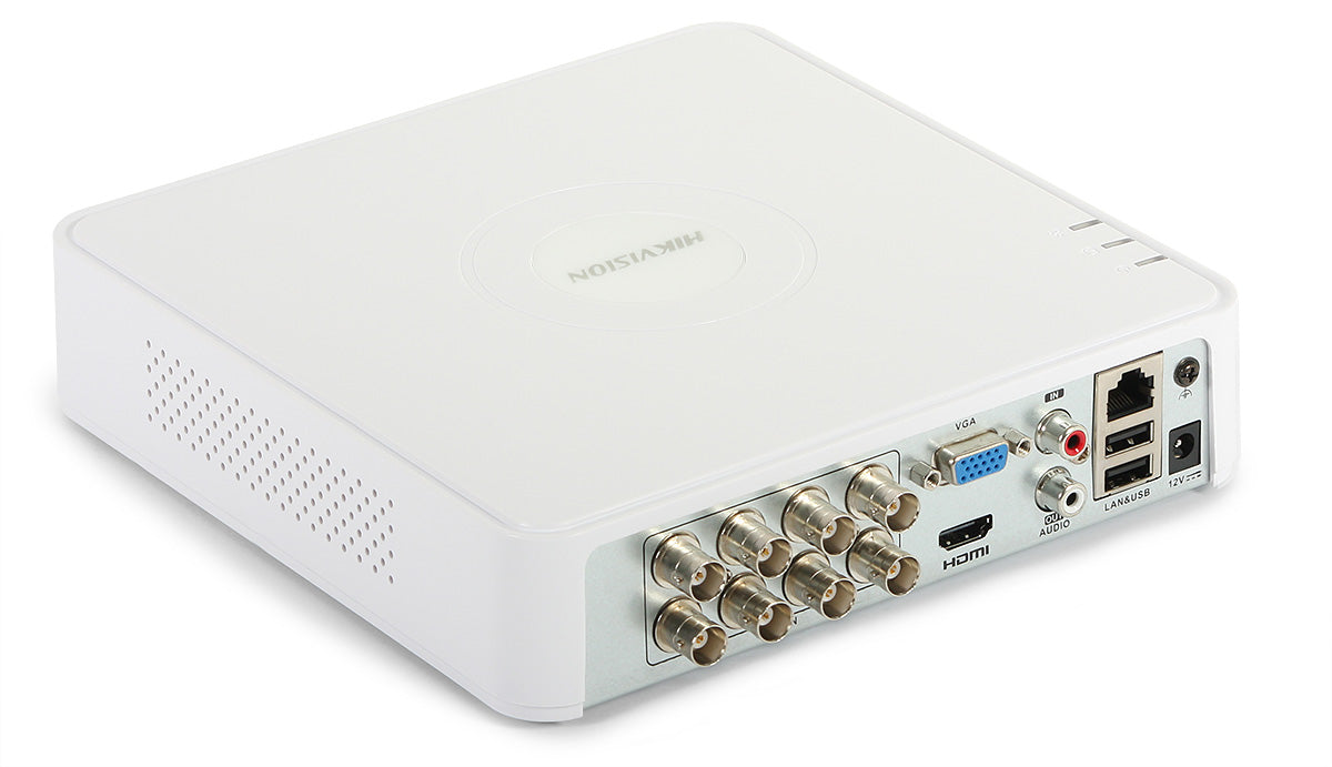 DVR HIKVISION 8CH 3K LITE AcuSense audio coaxitron H265 + 4CH IP 4MP/2MP HDD 10TB / iDS-7108HQHI-M1/S(E)