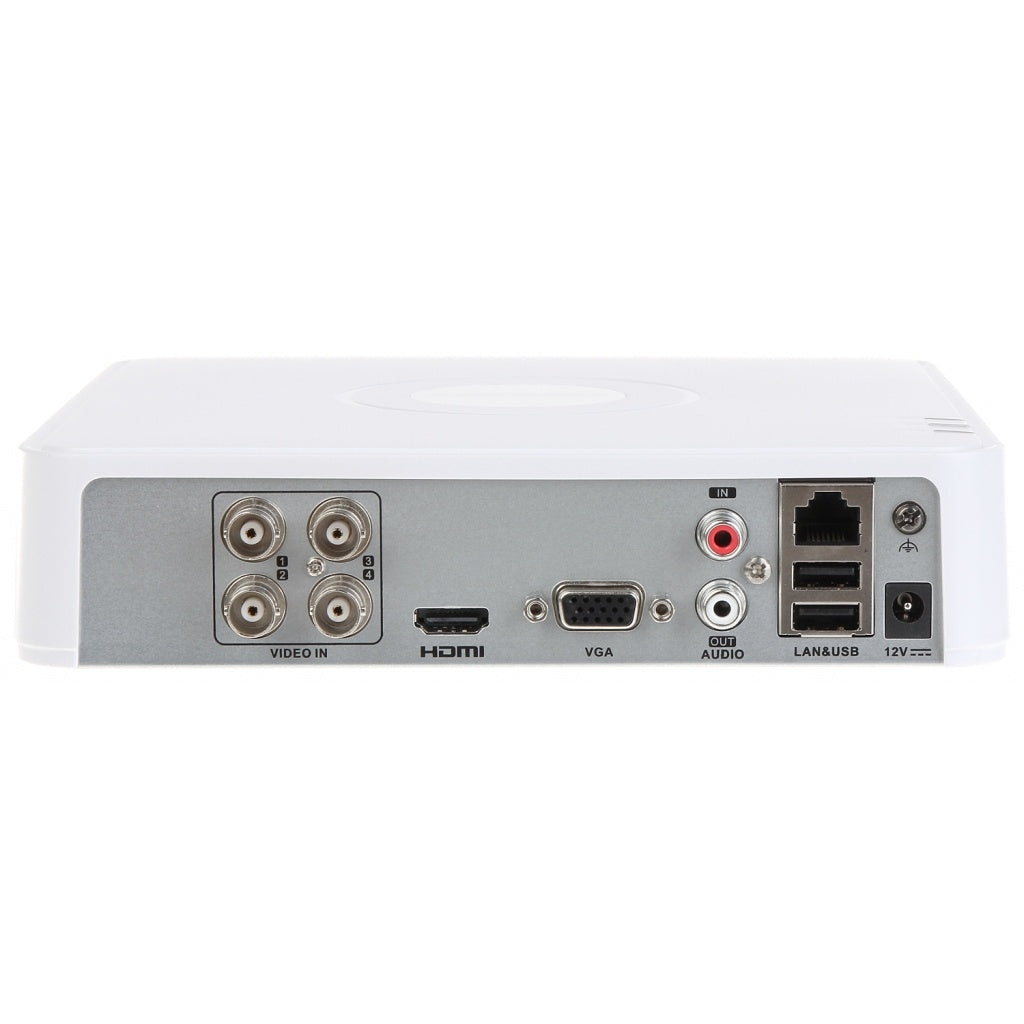 DVR HIKVISION 3K 4CH + 2IP Acusense 1HDD 10TB H265PRO+ | iDS-7104HQHI-M1/S(E)
