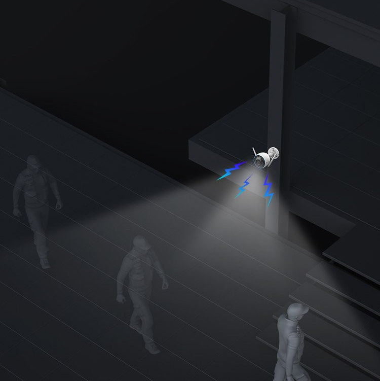 Cámara EZVIZ Wifi, 5MP, Detección de personas, Visión Nocturna a Color, Exterior IP67.