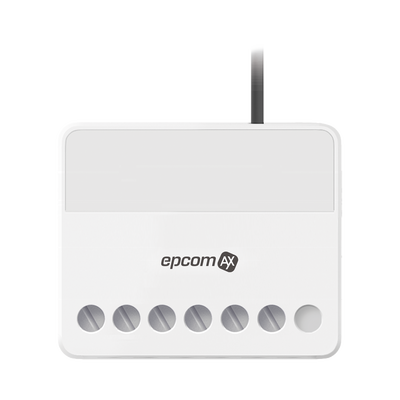 Relevador Inalámbrico Epcom AX / 1 Entrada de Alarma / 0 a 36 VCD.