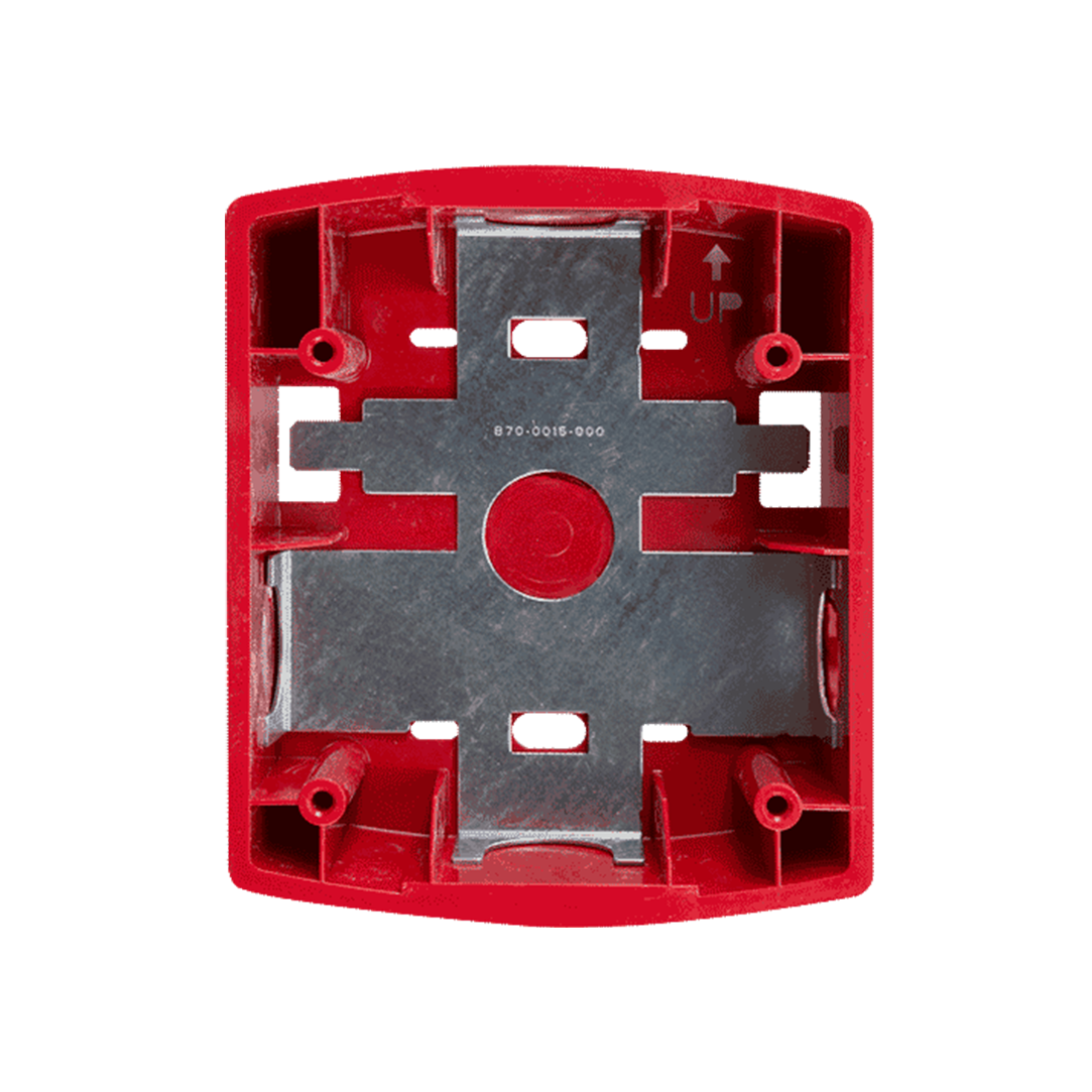 Soporte para P2R superficial / Color Rojo.