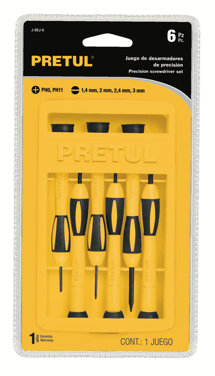 Mini Desarmadores de Precision Relojero / Pretul.