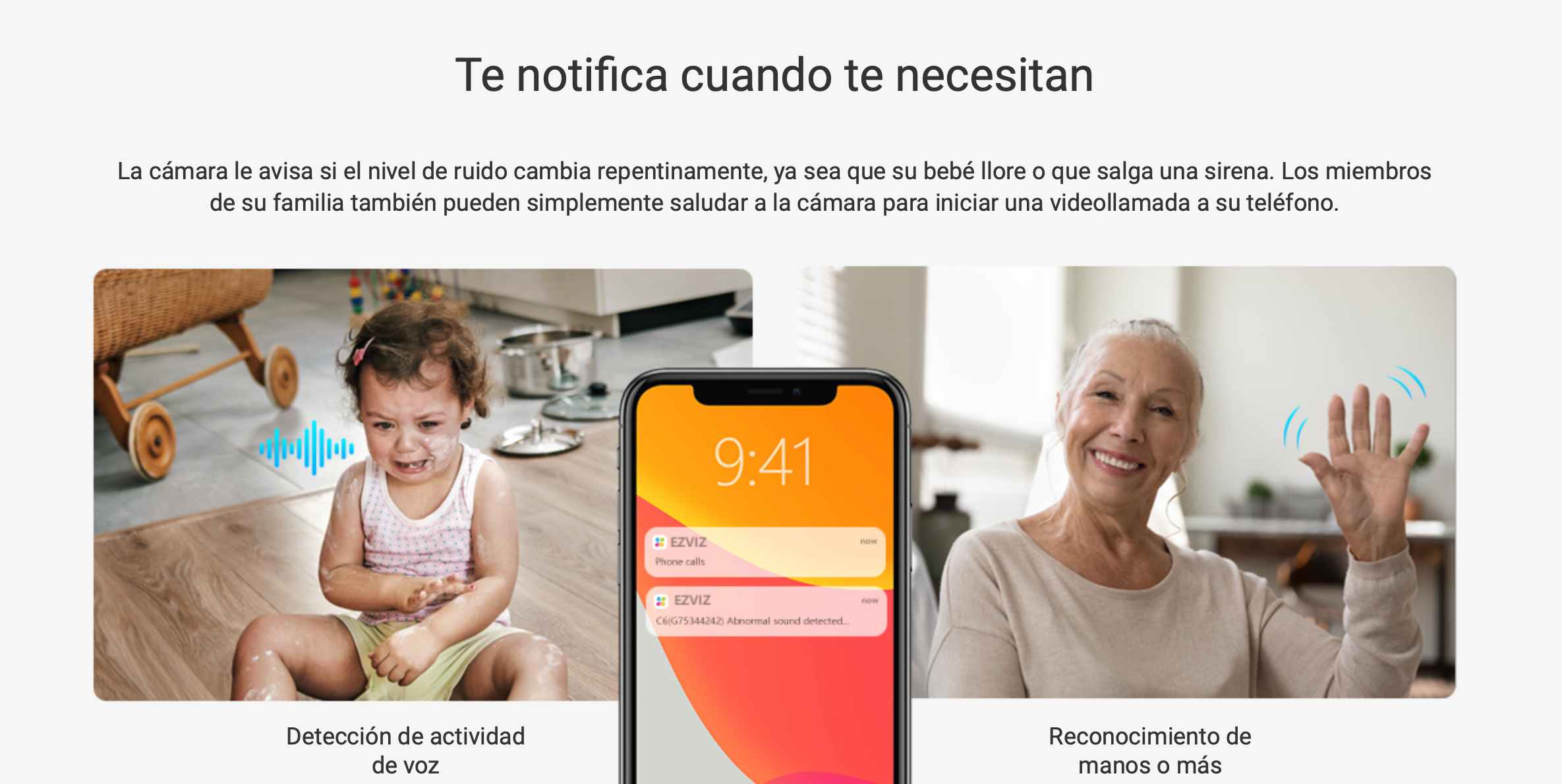 Cámara EZVIZ Wifi, 4MP, 360° para Interior, Audio Bidireccional, Visión Nocturna a Color.