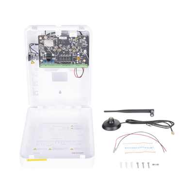 Panel de Alarma Hibrido Hikvision AX-HUB IP / 8 zonas cableadas / 56 zonas expandibles