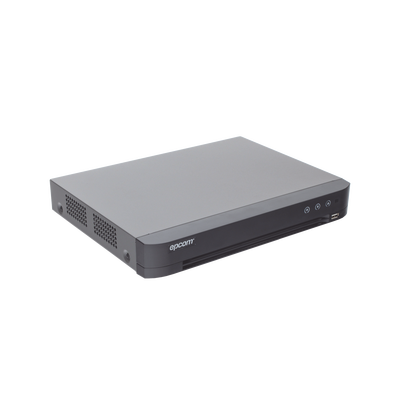 DVR Epcom de 4MP, 16 Canales + 8 Canales IP, Detección de Cuerpo Humano, Audio por coaxitron.