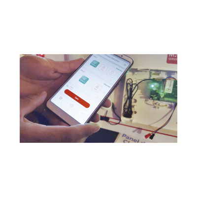 Panel de Alarma Cloud Híbrido 4G LTE / 8 Zonas Cableadas, 32 Inalámbricas.