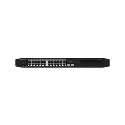 Switch Ruijie Smart de 24 puertos Gigabit POE  802.3af/at + 2 SFP.