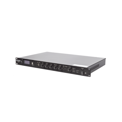 Amplificador Mezclador Epcom ProAudio, 120W, 100V, Baja Impedancia, Música ambiental y Voceo.