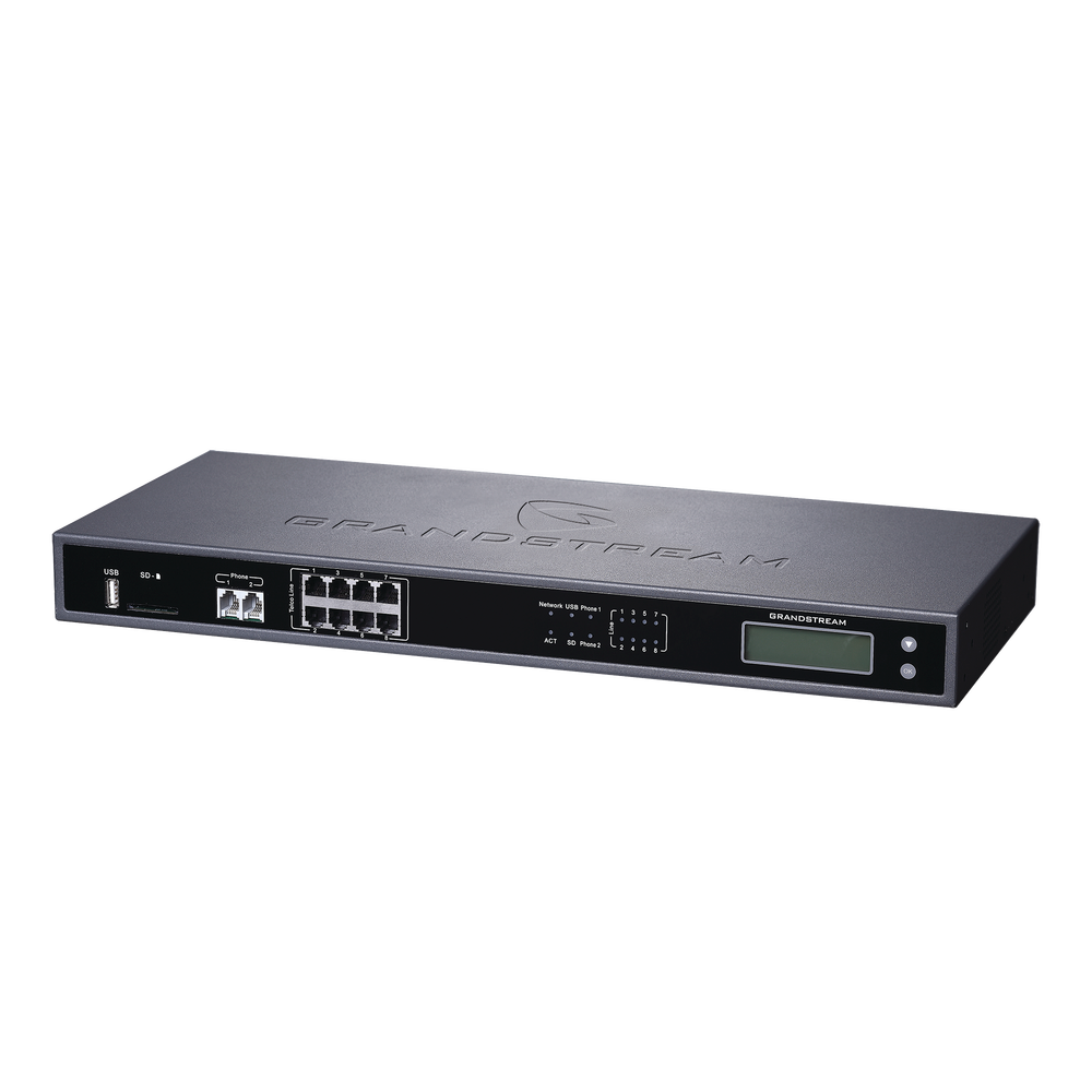 Planta Telefonica Grandstream IP-PBX GS C/8 FXO / 100 Simultaneas y hasta 800 Extensiones.
